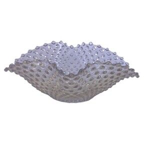 EAPG Hobbs Hobnail Pattern Crimped Bowl